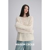 MAISON CECILE羊毛立体针织钩花镂空绒感软糯圆领针织毛衣 商品缩略图2