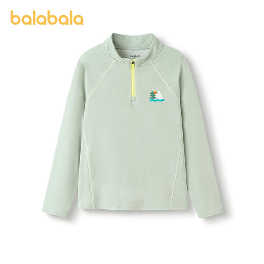 【商场同款】巴拉巴拉童装女童长袖t恤儿童2025冬新款蓄热糯糯衣 商品图2