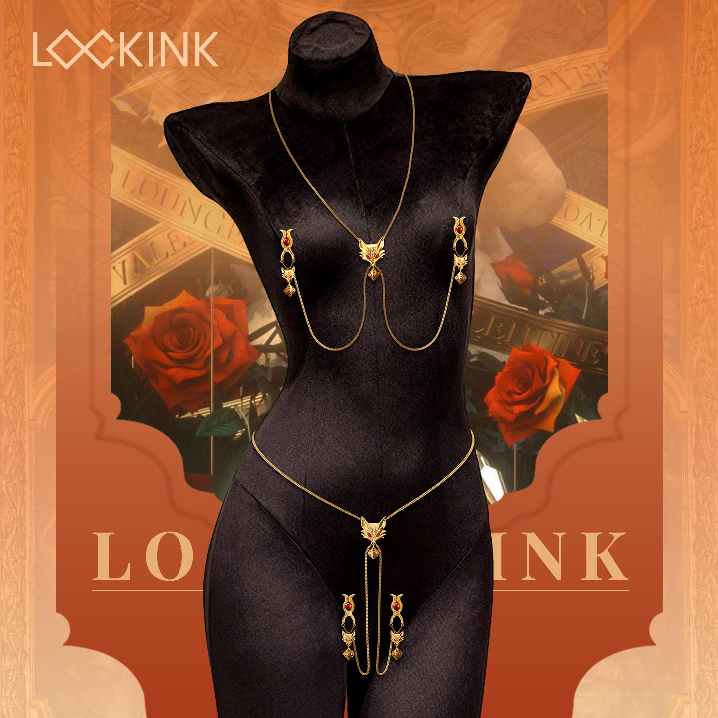 【情趣用品】索迹LOCKINK 赤瞳乳夹