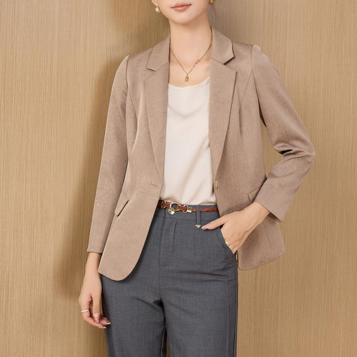 YBY 866C21休闲短外套气质修身常规袖西服上衣 商品图0