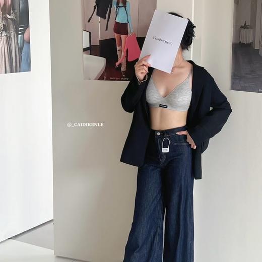 【GZ】无忧购果冻条提拉字母休闲风bra云感舒适文胸聚拢上托内衣6011（截单后3-5天发货) 商品图0