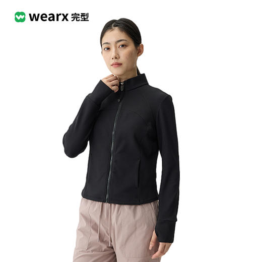完型-立领修身瑜伽休闲外套 商品图3