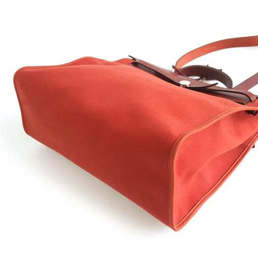 【95新】Hermes爱马仕Herbag红色帆布herbag 39手提单肩包中性款260925HS47 商品图7