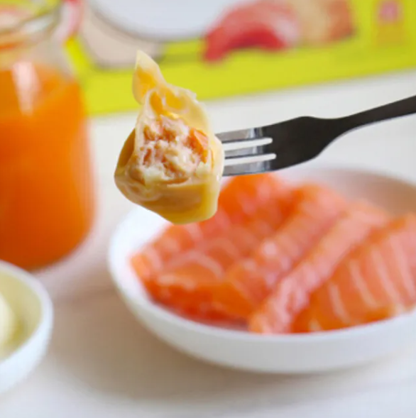 大海主义三文鱼水饺