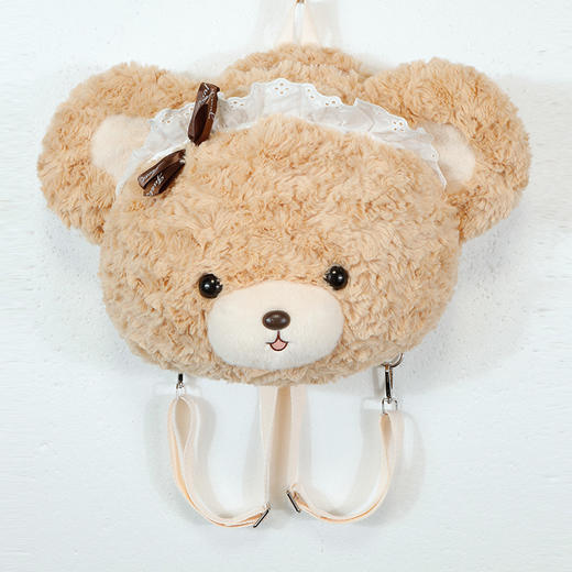 热可可小熊双肩大头包毛绒包-纪念日百货门店同款166195944 商品图0