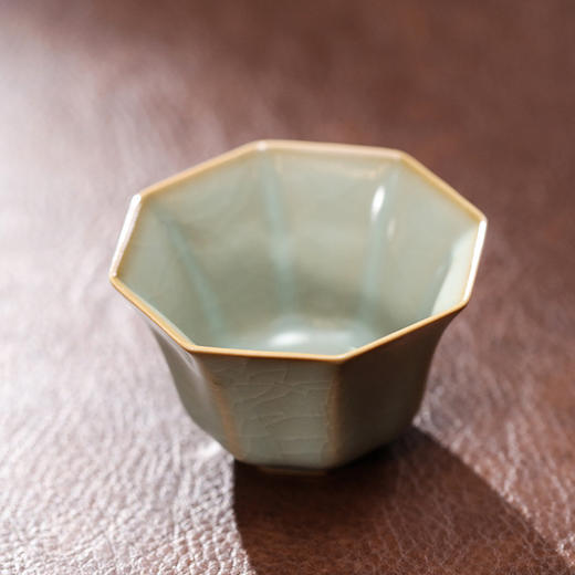 天青/辛丑/薄玉八方杯 商品图1