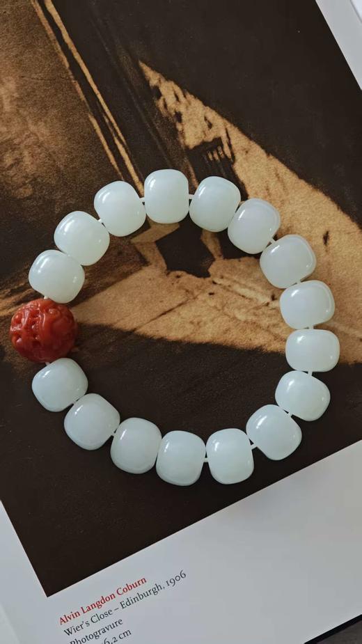 90 守护·和田籽料老型珠手串【嘉石·群播】 商品图1