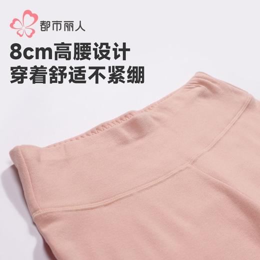 都市丽人打底裤女士保暖裤热卡丝双面单层打底裤中九分女裤LLH4C4 商品图4