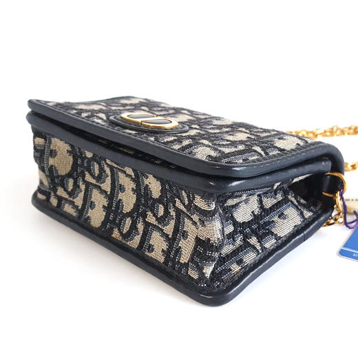 【95新】Dior迪奥老花蒙田nano链条包单肩斜挎包女士230925NJS04现售价：4400 商品图7