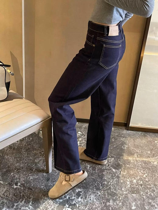 小禾同款深蓝牛仔裤09271 商品图1