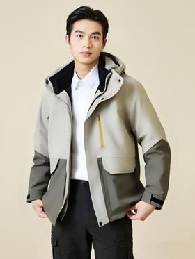 佐丹奴男装2025新款防风防水保暖【三合一】冲锋衣01075625