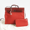 【95新】Hermes爱马仕Herbag红色帆布herbag 39手提单肩包中性款260925HS47 商品缩略图1