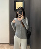 老米优品🎈 莱赛尔天丝+醋纤+羊毛《半扣开襟羊毛针织衫》 自带羊毛温润体感，醋酸天丝带来亲肤丝滑细腻享受 基础百搭，修身款式，拉伸腰线！ 商品缩略图6