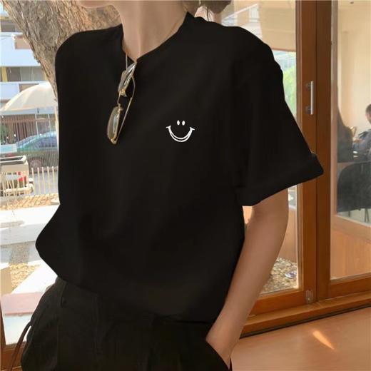 「99任选三件」梦惠妮230克重磅纯棉时尚印花T （新增21款印花）耐磨耐穿抗起球 男女同款 宽松显瘦 做工细致 更百搭！！ 拍单件不发货！！ 选3件加入购物车自动减 商品图4