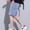 【垂坠飘逸 清凉触感】莱赛尔天丝牛仔短裤 商品缩略图4
