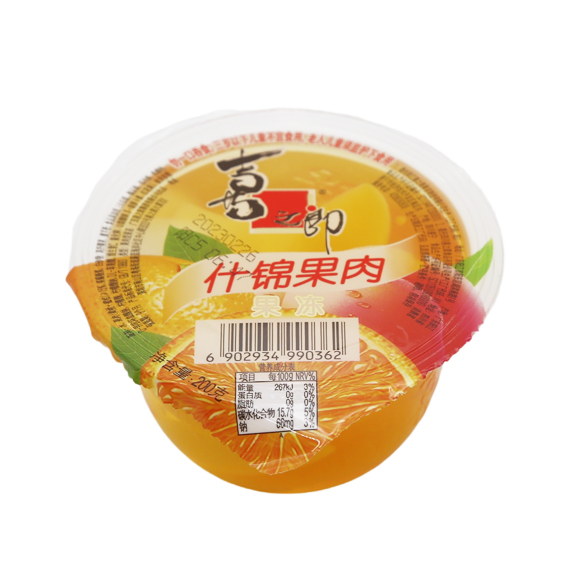 【1615】喜之郎什锦果冻杯200g（6902934990362）