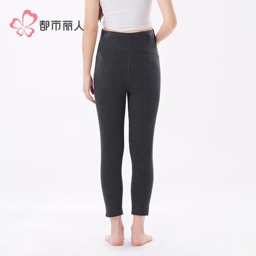 都市丽人打底裤女士保暖裤棉粘可外穿打底裤厚九分女裤LLH9A5 商品图3