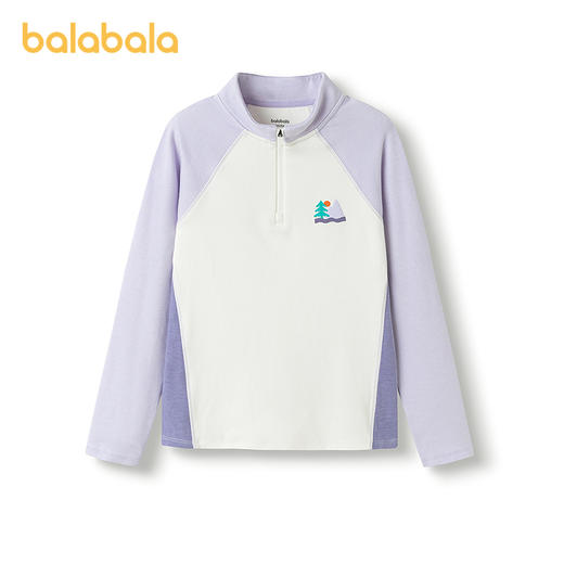 【商场同款】巴拉巴拉童装女童长袖t恤儿童2025冬新款蓄热糯糯衣 商品图4