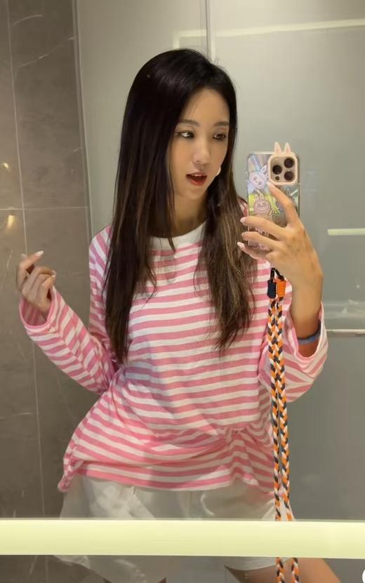 潮牌天丝羊毛混纺条纹随身T 商品图5