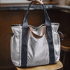 马登工装美式单肩包防水白色托特包大容量电脑包通勤百搭手提包男 商品缩略图0