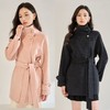 「高货sh」全新升级【铂金会员643/天猫869/差价226】(00148)洛诗琳2025秋冬气质半高领两穿领高级感双面呢中长款外套 商品缩略图4