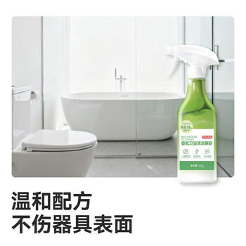 京东京造香氛卫浴清洁慕斯500g*2瓶 浴室水垢清洁剂水龙头瓷砖玻璃除垢剂 /家庭清洁/纸品 /家庭环境清洁 /其它清洁用品 商品图6
