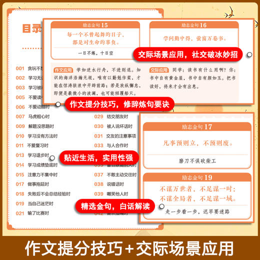 给孩子看的励志金句1688例 商品图2