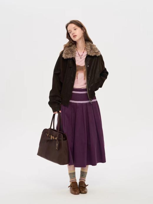 local tag/lt25awk17/ 手绘印花装饰线插肩袖上衣 商品图2