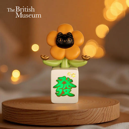 大英博物馆 巴斯特系列 转钱钱发财喵 小夜灯摆件 商品图0