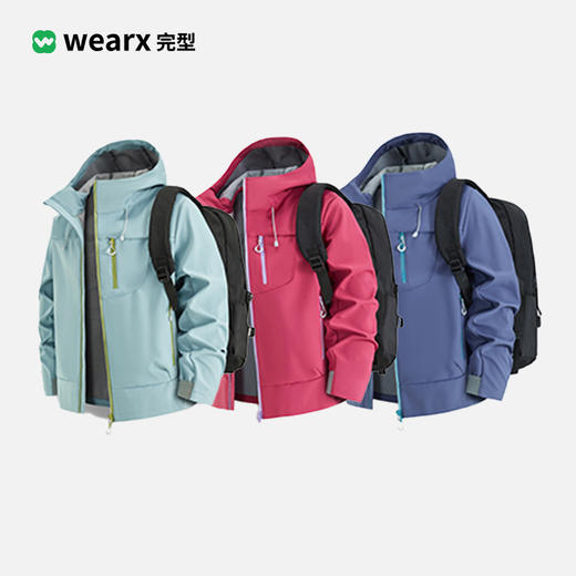 完型-加绒休闲软壳外套(女款） 商品图4