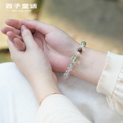 【预售3-5天】【灵隐景区直发】「纯净能量场」白水晶香珠手串天然清香舒缓身心小众高级感腕饰 商品图4