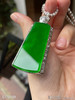 老坑帝王绿无事牌吊坠【5270109】具体价格微信咨询 商品缩略图3