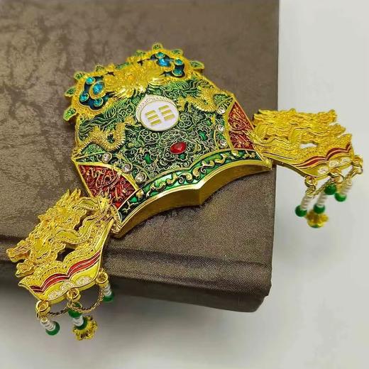 【唐宋元凤冠·金属冰箱贴礼盒】永乐宫西王母龙凤花钗冠李倕凤冠宋代团冠回鹘桃心冠冰箱贴 商品图9