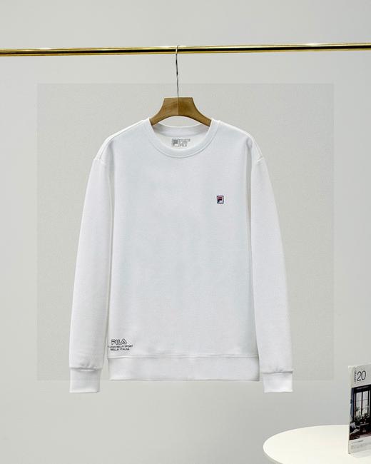 斐乐FILA2025秋冬季新款男女同款四色锦纶提花华夫格面料 加厚套头圆领卫衣！ 商品图4