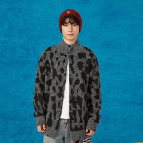 豹纹开衫毛衣-纪念日百货门店同款166743234