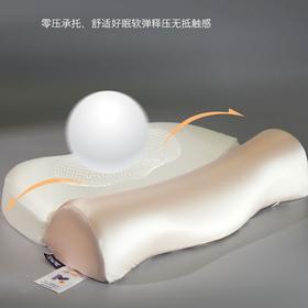 颈！肩！脊！一枕到位【京帝 慢回弹护脊颈椎枕 5.0】六块工学分区 全新升级！记忆棉双枕芯 慢回弹  头颈肩自然衔接 缎面枕头 #M663