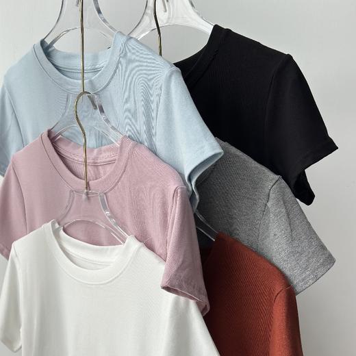 2026明星同款！辣穿夏季！【小蛮腰瘦瘦T】（限时买一送一！）立体版型 显瘦显身材 藏赘肉 纯棉云感 高弹舒适 藏肩修身 百搭单品  #M663 商品图7
