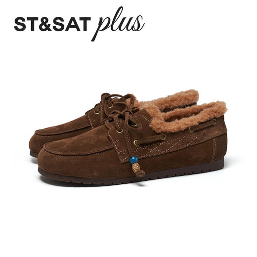 【泰迪系列】星期六休闲复古毛绒豆豆鞋SSD4112537 商品图10