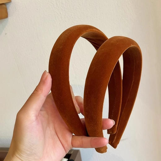 【家居百货】巨巨显白！被问爆的南瓜色丝绒发箍！ 商品图13