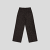 GOODBAI 916 格纹铆钉装饰毛边直筒休闲裤 商品缩略图2
