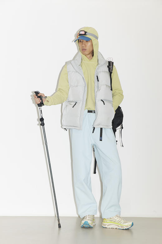 吃茶去chichaqu25户外三防防风防泼水软壳带绒长裤城市机能徒步 商品图0