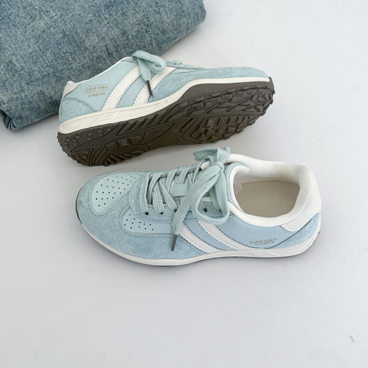 【YW】无忧购 休闲百搭配裙子轻便阿甘鞋女新款简约秋季复古德训鞋3200（截单后3-5天发货） 商品图8