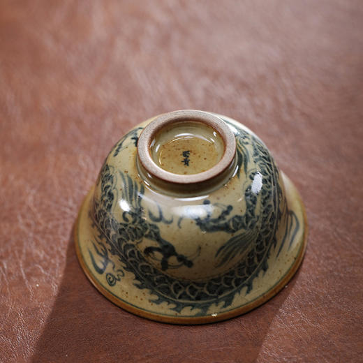 留青汝瓷/椒唐/压手杯（龙） 商品图1