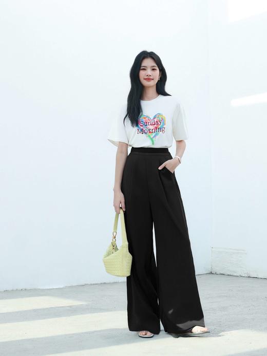 【经典款】【商场同款】伊芙丽夏梭织裤1F4850751 商品图2