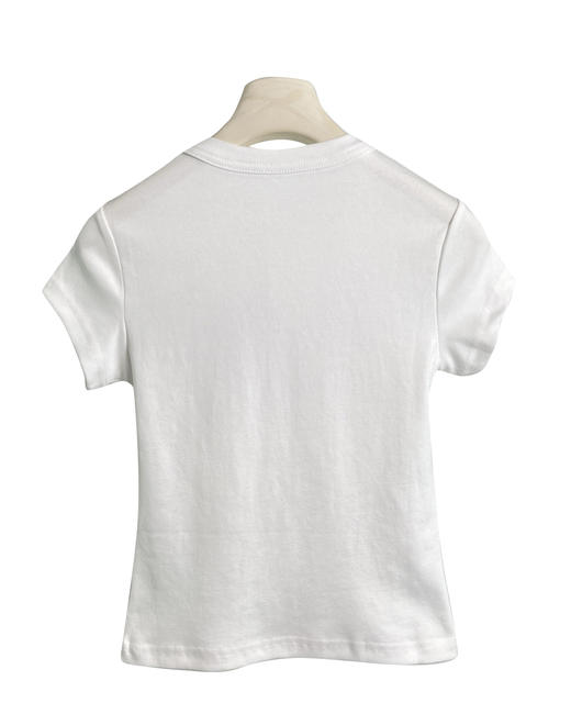 女款闪钻修身短袖T恤002 商品图1