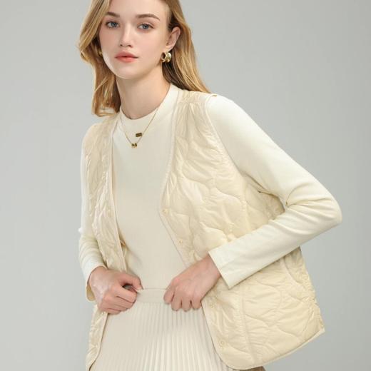 【13.4%澳洲绵羊毛 加厚内芯 轻暖百搭】可机洗含羊毛马甲 商品图6