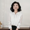 西子/【清水芙蓉】天丝亚麻花边翻领雪白衬衣/SYHY009 商品缩略图0
