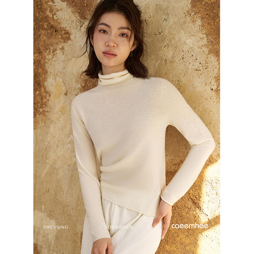 卡益羊毛衫 卷边高领毛衣KY01749-D 商品图5