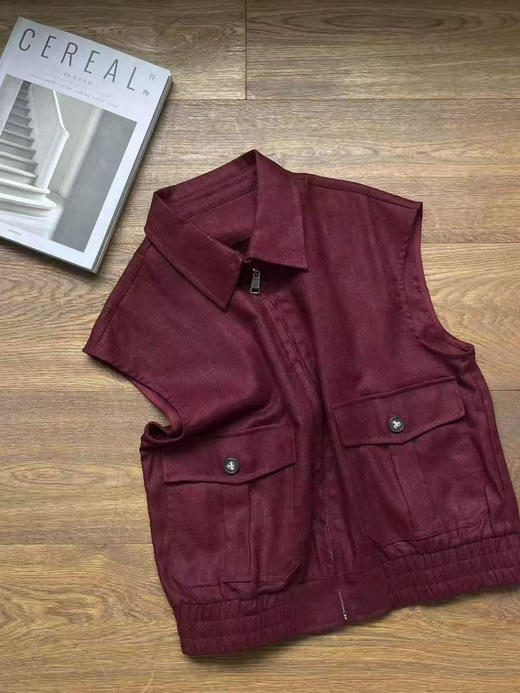 亚麻背心马甲 商品图6