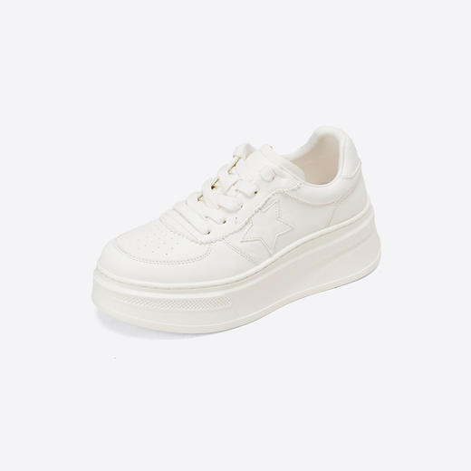 Westory2025年秋季超轻厚底简约小白鞋休闲运动鞋S25CM76821 商品图7